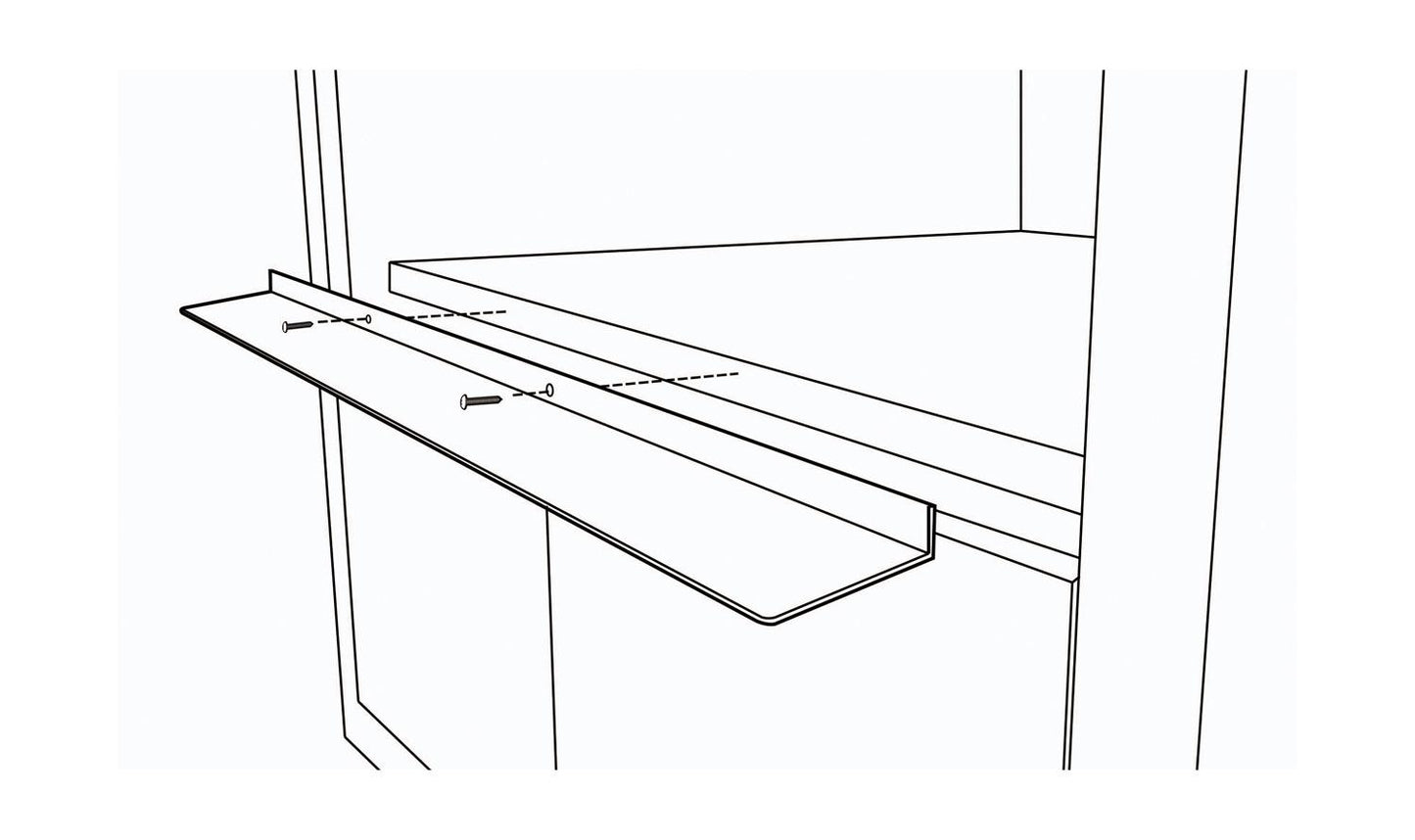 Sharp SKMD24F0AH 24 In. Black Stainless Steel Flush Mount Deflector For Smd2470Ah