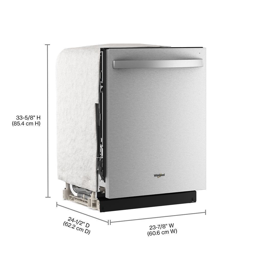 Whirlpool WDTS8024SZ Whirlpool® 24-Inch Dishwasher With Total Coverage Wash Action And Auto Open Air Dry In Fingerprint Resistant Stainless Steel