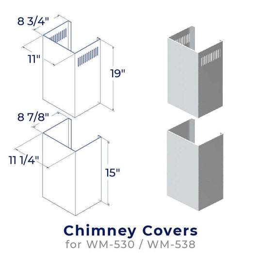 Hauslane CHK001 Chimney Cover Kit - Chk001 (Wm-530 Wm-538) Range Hood Accessories