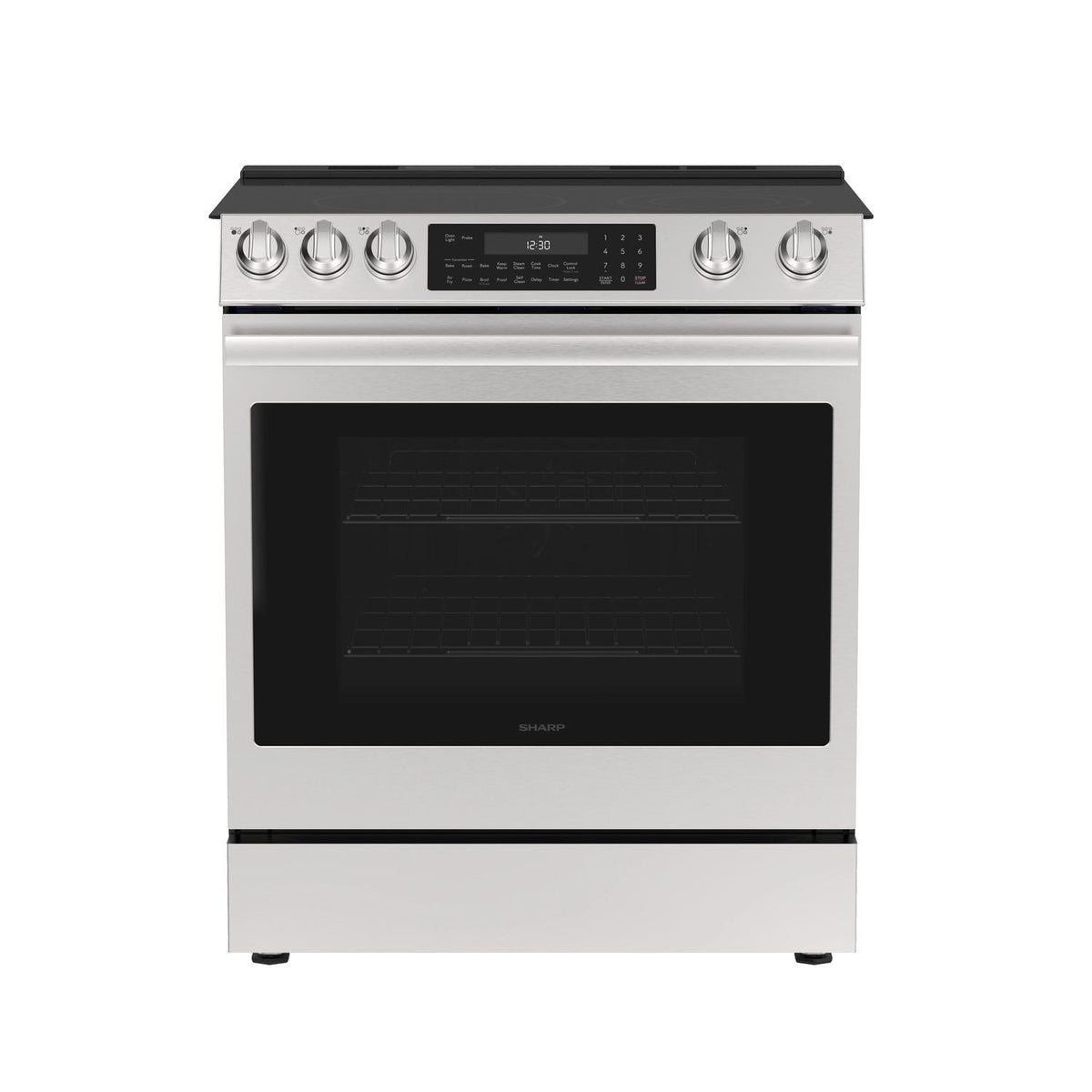 Sharp SSR3062DNS 30 In. 5 Burner 6.3 Cu. Ft. Slide-In Electric Range With Convection