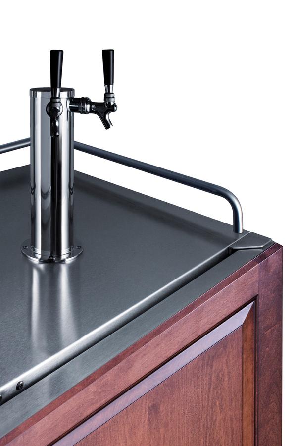 Summit SBC682PNRCFTWIN 24" Wide Built-In Cold Brew Coffee Kegerator (Panel Not Included)
