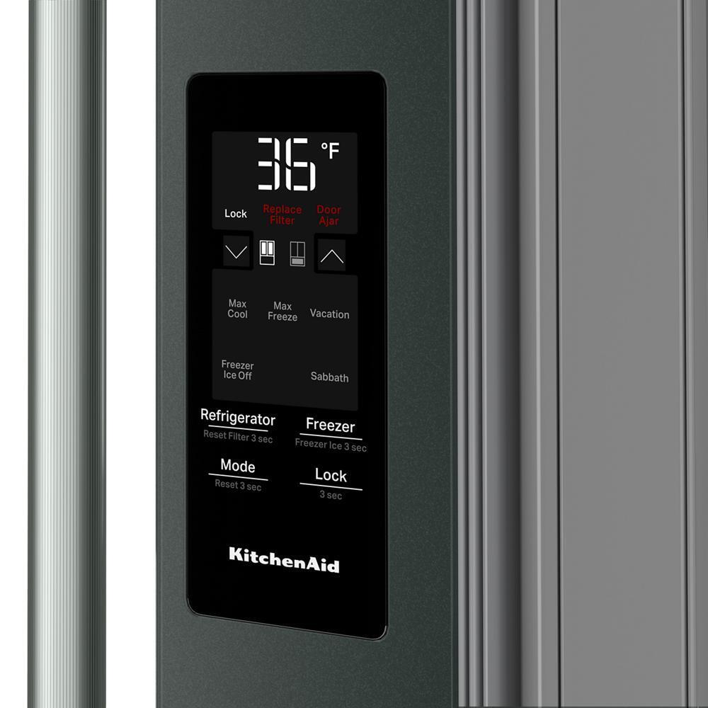 Kitchenaid KRFF436SJP 30 Cu. Ft. French Door Refrigerator With Exterior Water And Ice