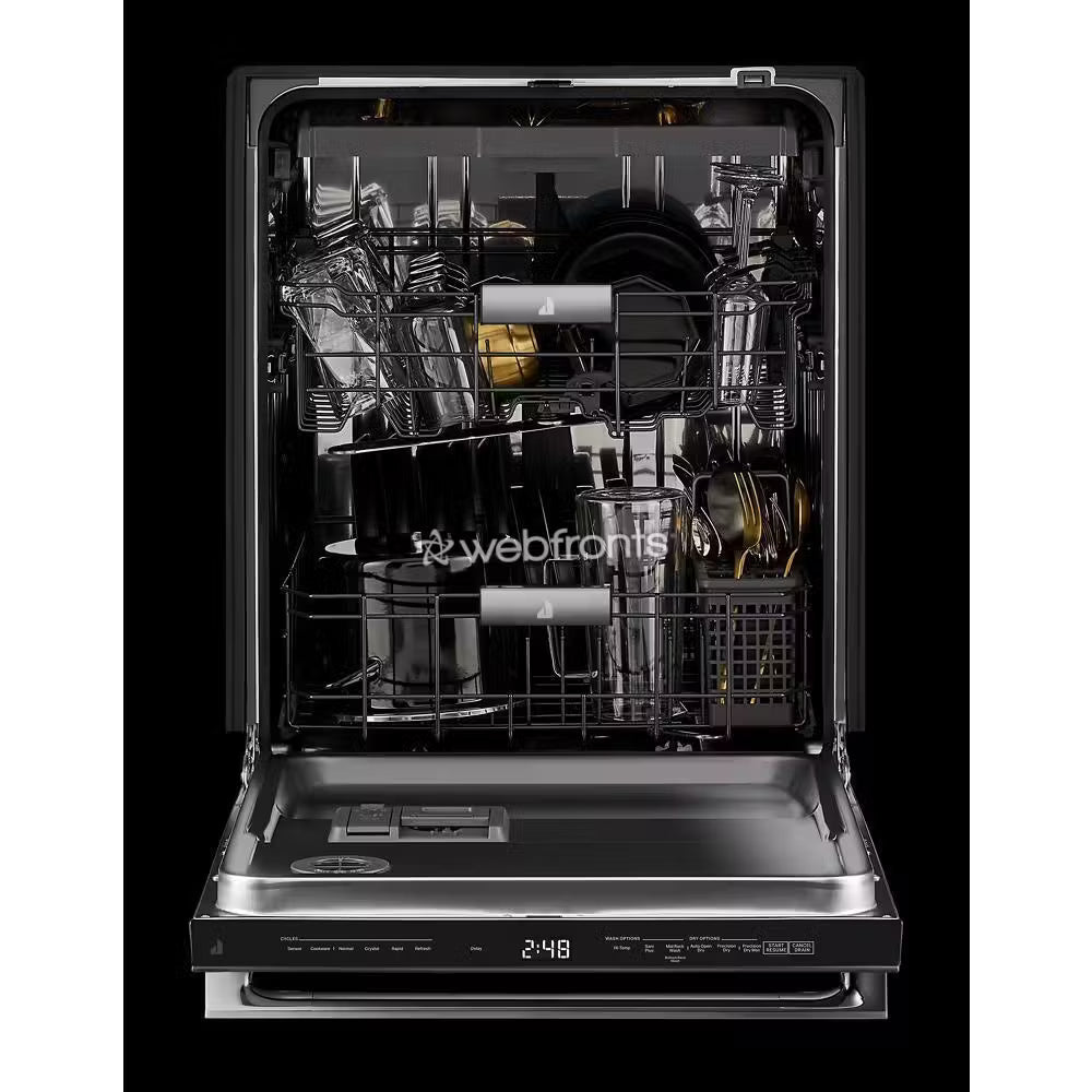 Jennair JDTS3924SM Noir&#8482; 24" Built-In Dishwasher With Precise Fit 3Rd Rack For Cutlery With Plasma Coating, 39 Dba