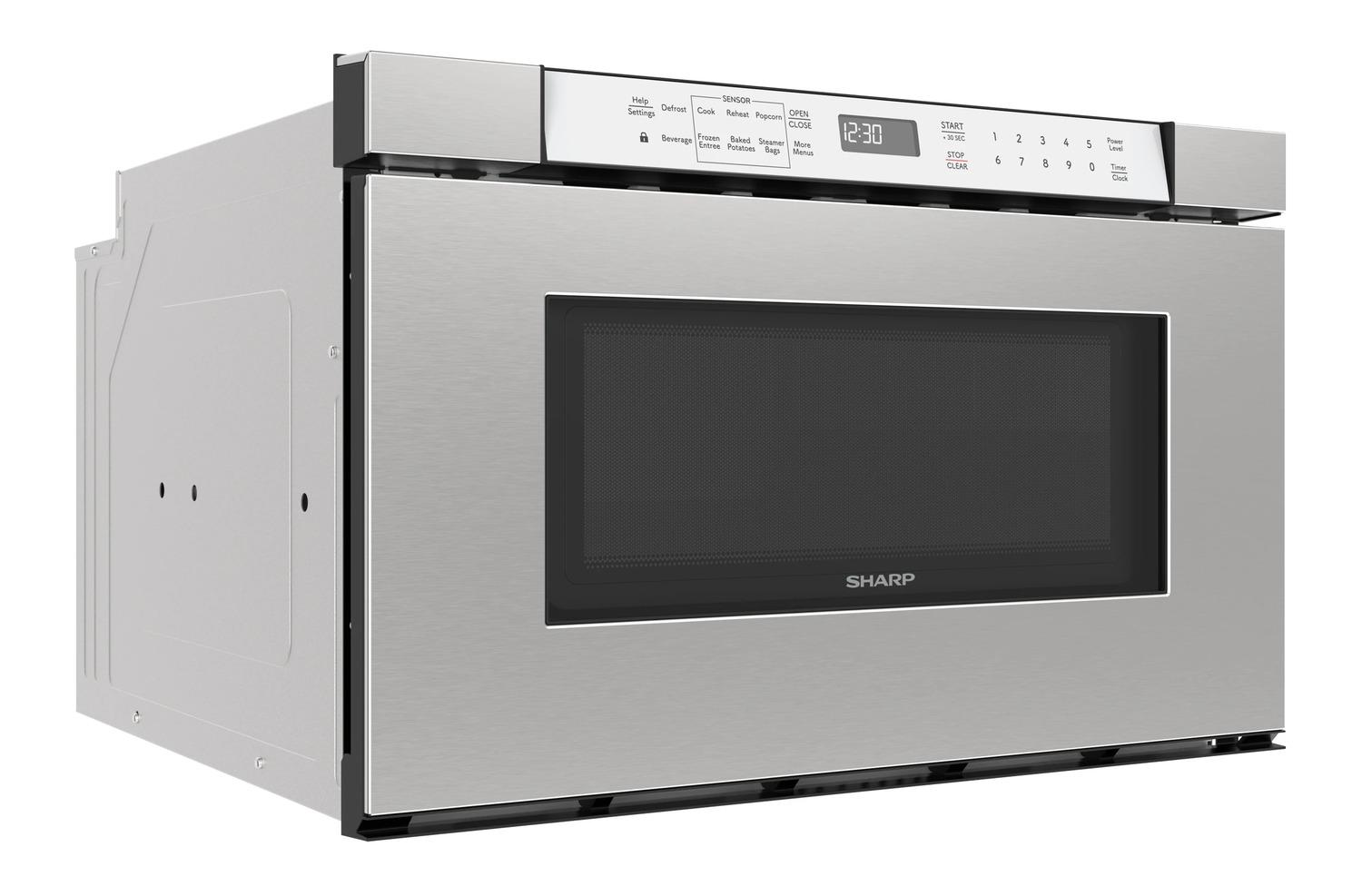 Sharp SMD2430MS Sharp 24 In. 1.2 Cu. Ft. Built-In Microwave Drawer™ Oven In Stainless Steel