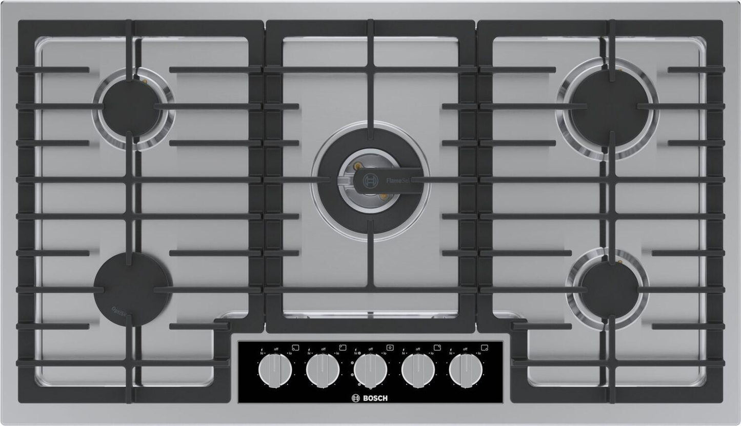 Bosch NGMP659UC Benchmark® Gas Cooktop 36" Stainless Steel Ngmp659Uc