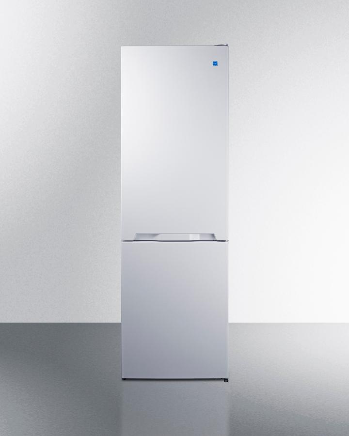 Summit FFBF121W 24" Wide Bottom Mount Refrigerator-Freezer