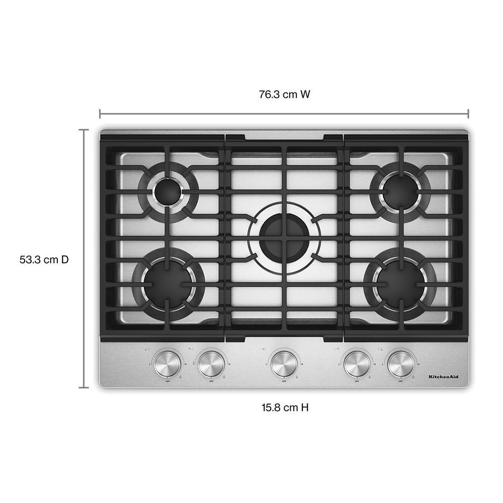 Kitchenaid KCGK330SSS Kitchenaid® 30 In. Gas Cooktop With 5 Versatile Burners