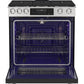 Sharp SSG3076SNS 30 In. 5 Burner 6.1 Cu. Ft. Slide-In Gas Range With True European Convection