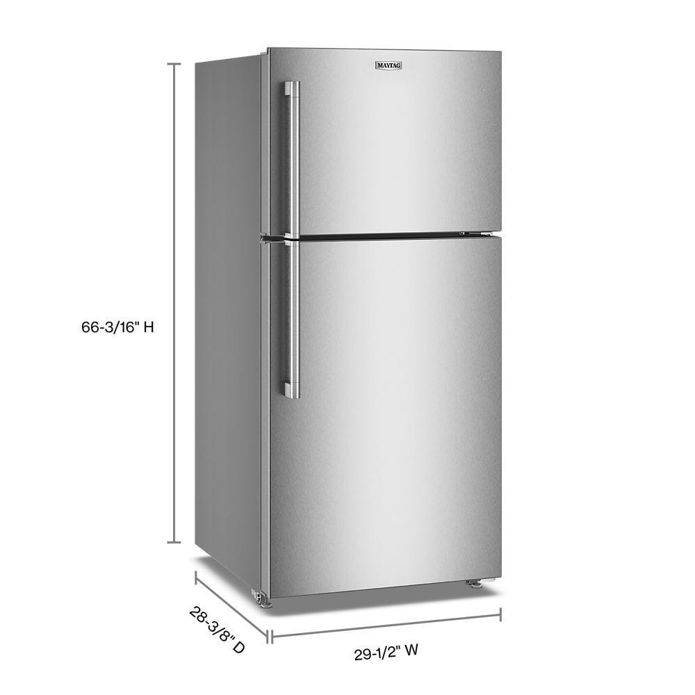 Maytag MRTX5119SZ 30-Inch Wide Top-Freezer Refrigerator With Garage Mode-19 Cu. Ft.