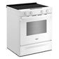 Whirlpool WSES3330TW 30-Inch Electric Range With No Preheat Mode And Slow Cook
