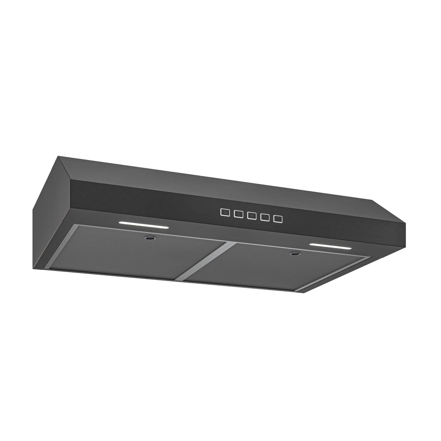 Broan GLA2303BLS Broan-Nutone 30-Inch Under Cabinet Range Hood, Energy Star, 350 Max Blower Cfm, Black Stainless Steel