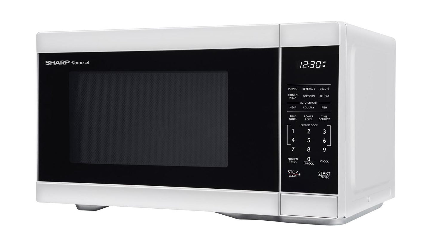Sharp SMC1161KW Sharp 1.1 Cu. Ft. 1000W White Countertop Microwave Oven