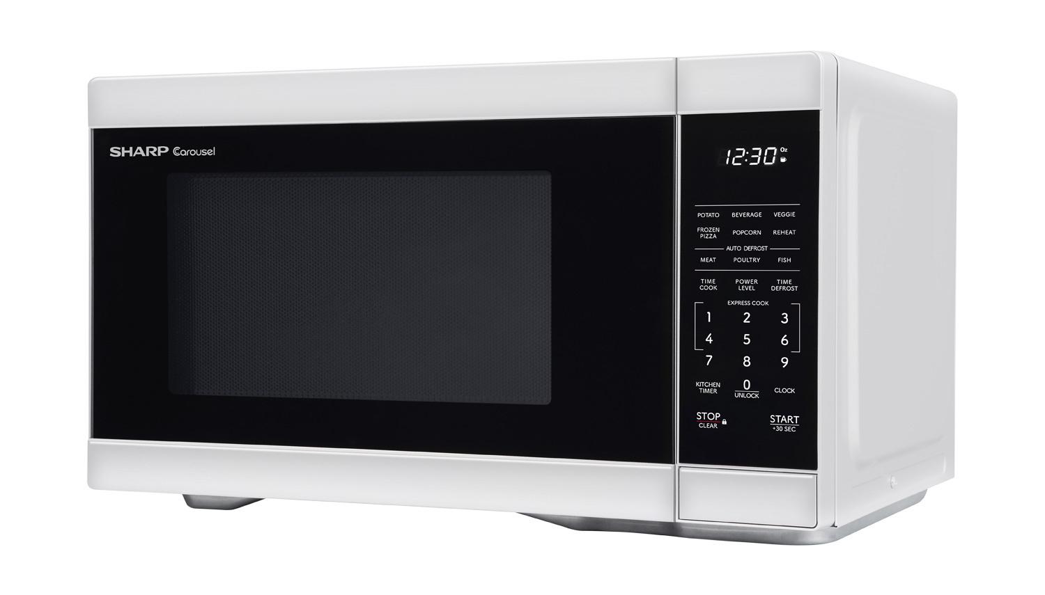 Sharp SMC1161KW Sharp 1.1 Cu. Ft. 1000W White Countertop Microwave Oven