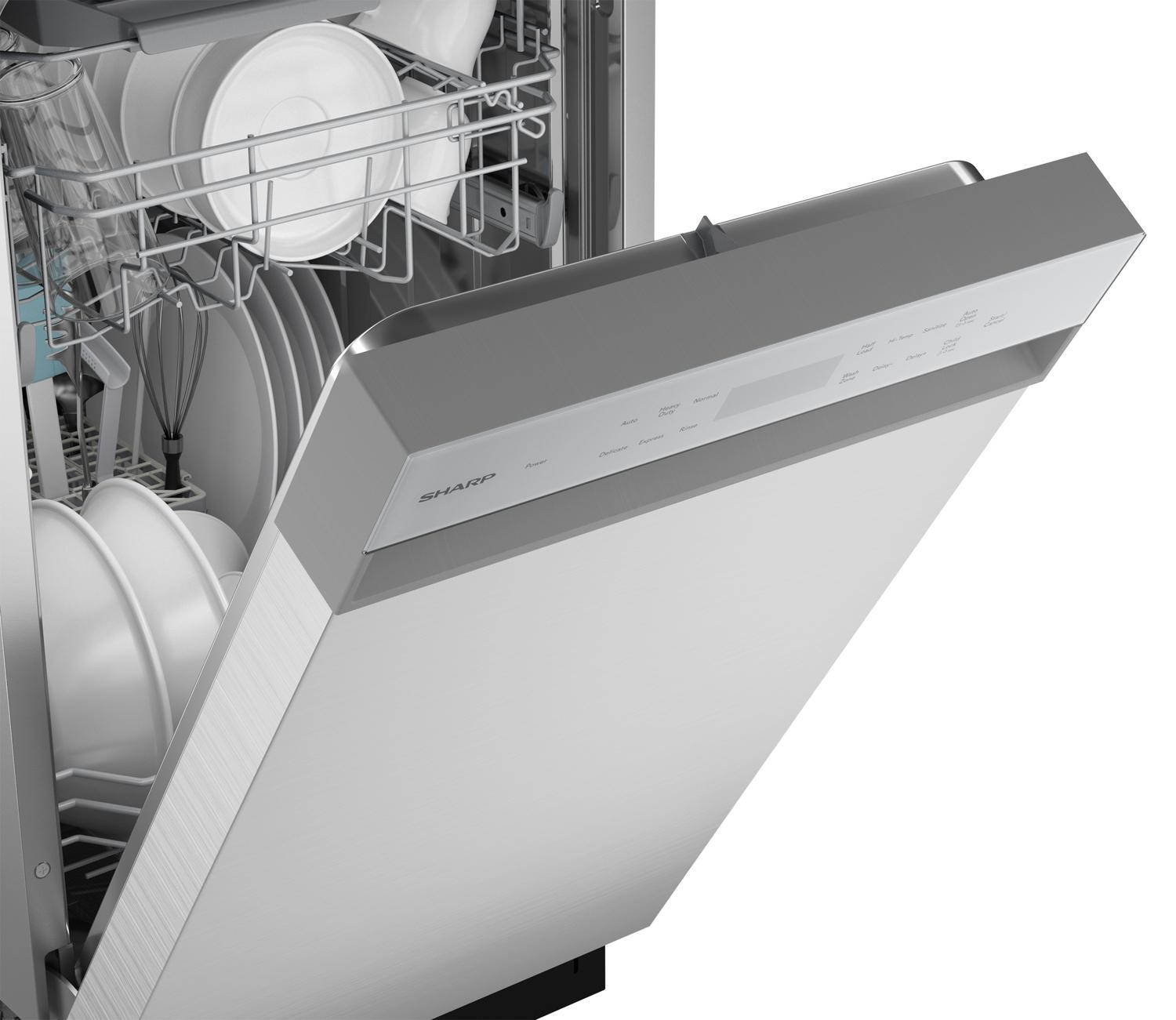 Sharp SDW4523MS 18 In. Stainless Steel 47 Db Dishwasher