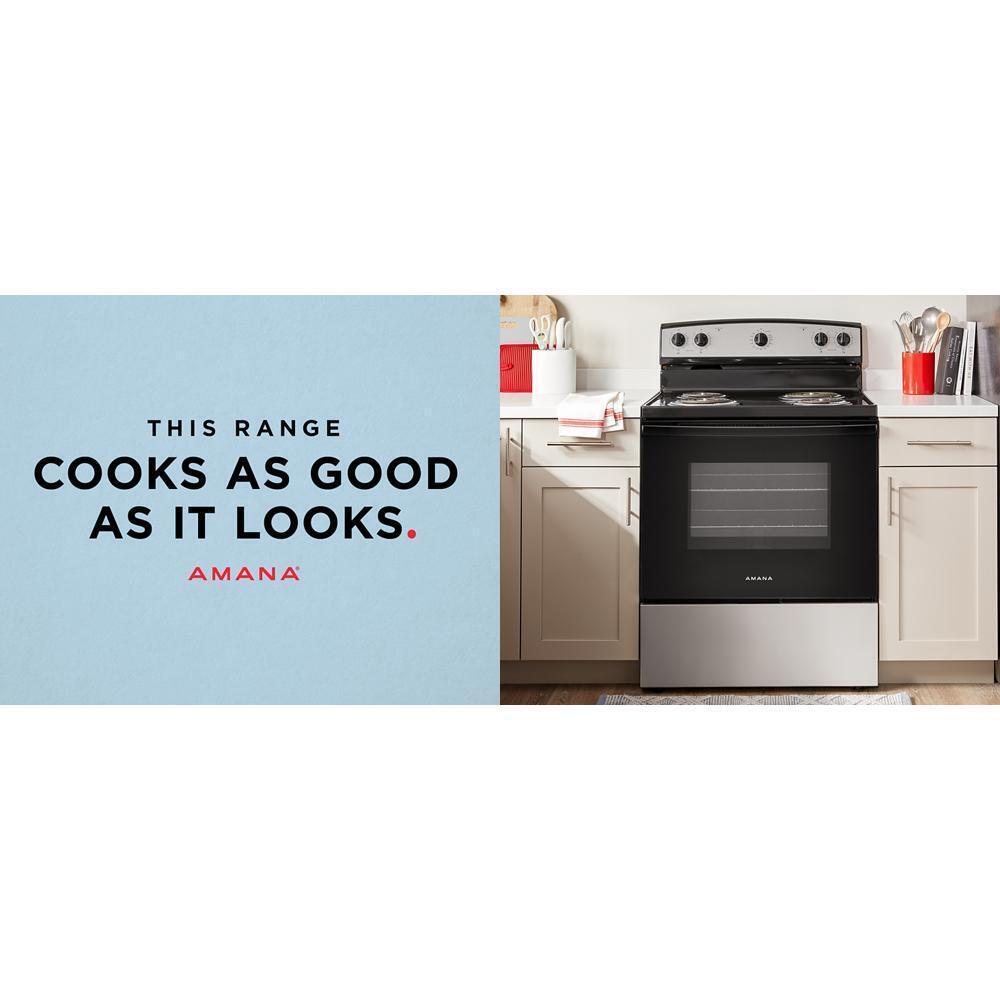 Amana AFCS2530TS Amana® 30-Inch Electric Range With Extra-Large Oven Window