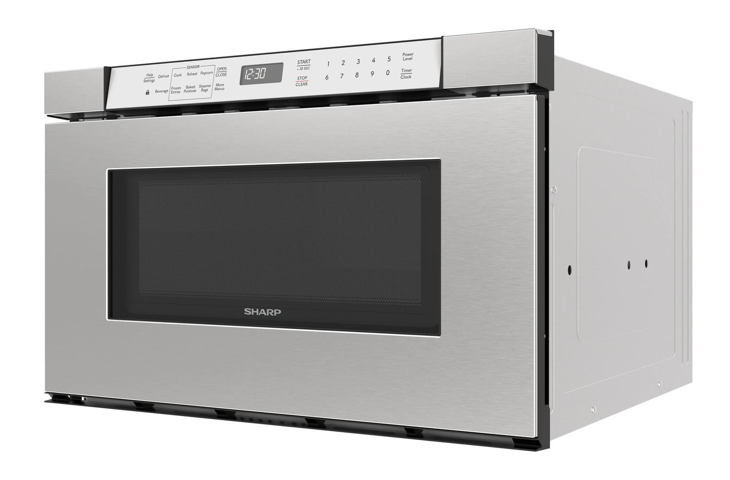 Sharp SMD2430MS Sharp 24 In. 1.2 Cu. Ft. Built-In Microwave Drawer™ Oven In Stainless Steel