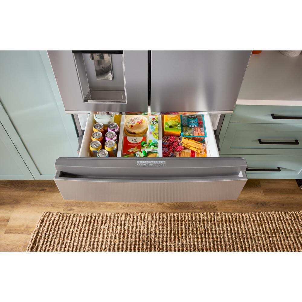Whirlpool WRMC5036RV 36-Inch Wide True Counter Depth 4-Door French Door Refrigerator - 22 Cu. Ft.