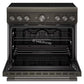 Kitchenaid KFIS936SBE 36-Inch 6-Element Induction Freestanding Commercial-Style Range With Air Fry