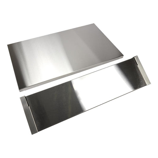Jennair W10225949 Stainless Steel Backsplash With Dual Position Shelf
