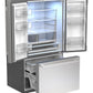 Sharp SJF2752MS Sharp 26.5 Cu.Ft. Counter Depth 36 In. French 3-Door Refrigerator With Internal Water Dispenser In Stainless Steel