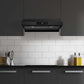 Hauslane UCPS18BLK30 Hauslane Chef 30-In Ducted Matte Black Undercabinet Range Hood
