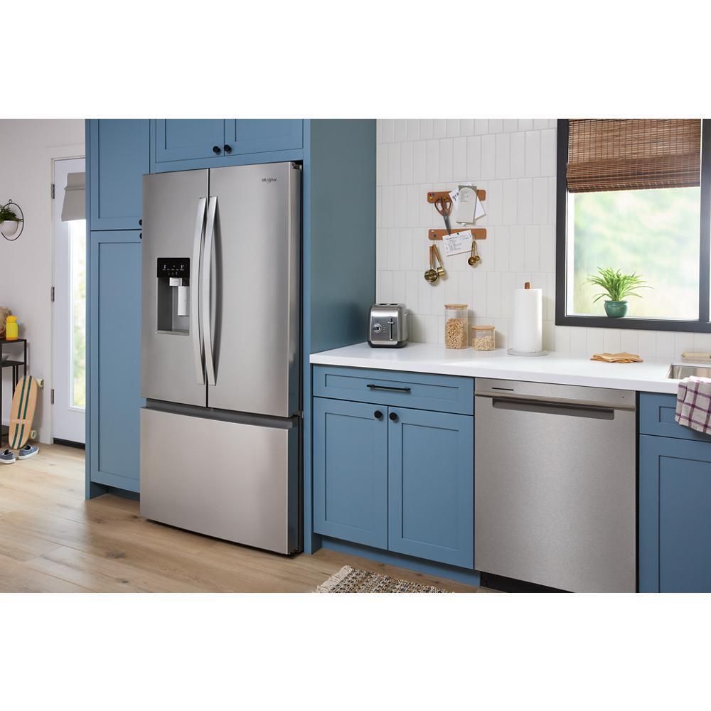 Whirlpool WRFC7036RV 36-Inch Wide True Counter Depth 3-Door French Door Refrigerator - 23.4 Cu. Ft.
