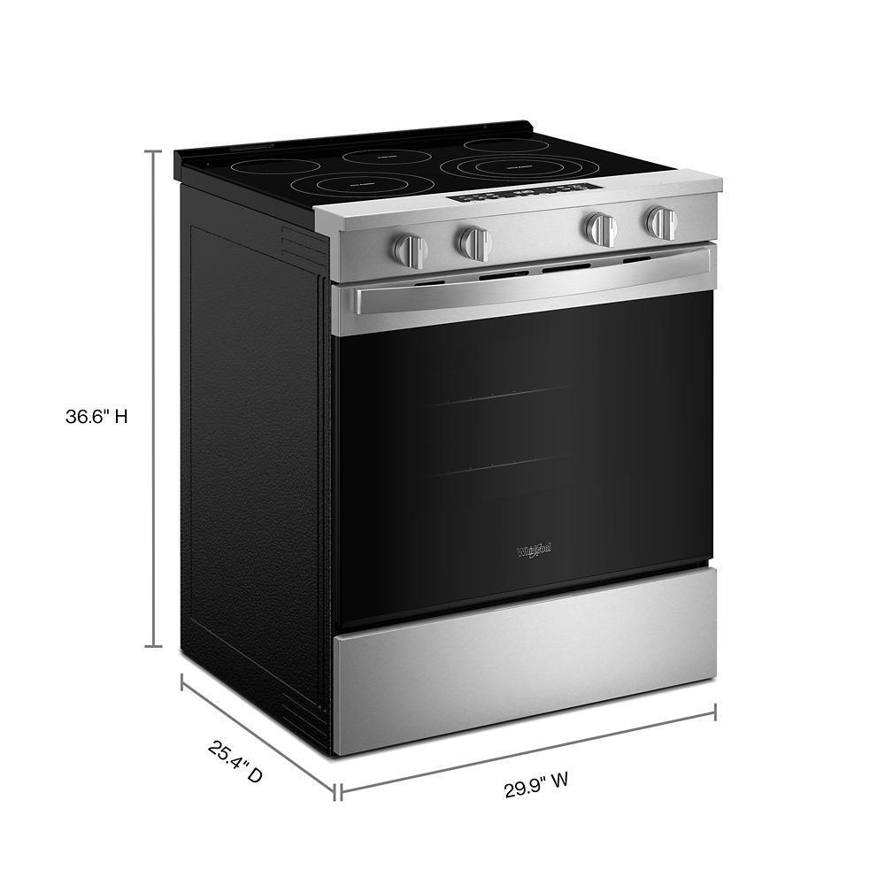 Whirlpool WSES5030SB 30-Inch Electric Smart Range - Thumbnail 5