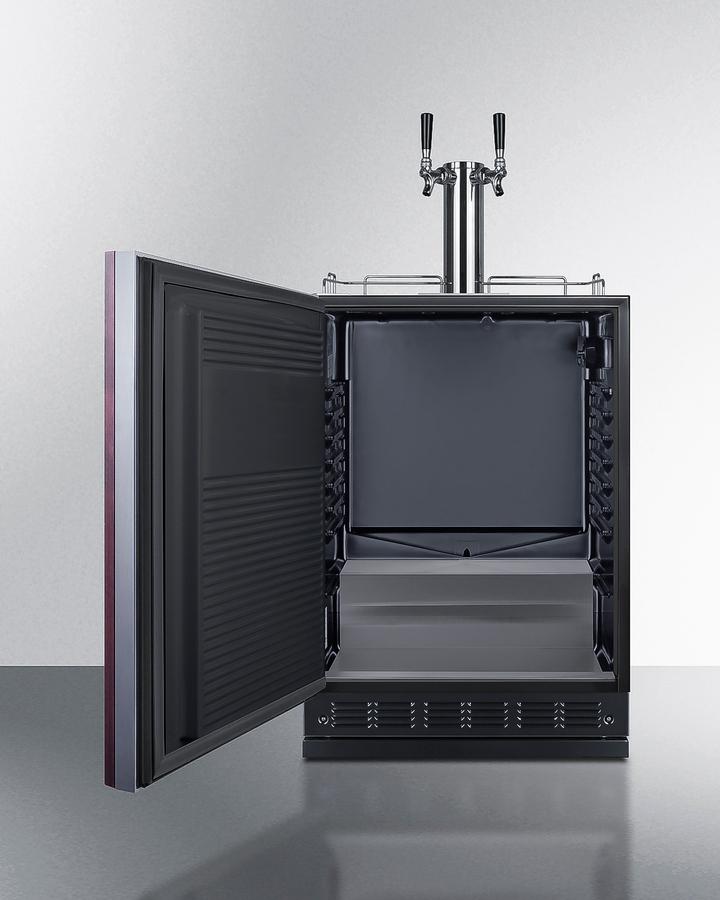 Summit SBC7BRSIFCF2LHD 24" Wide Cold Brew Coffee Kegerator (Panel Not Included)