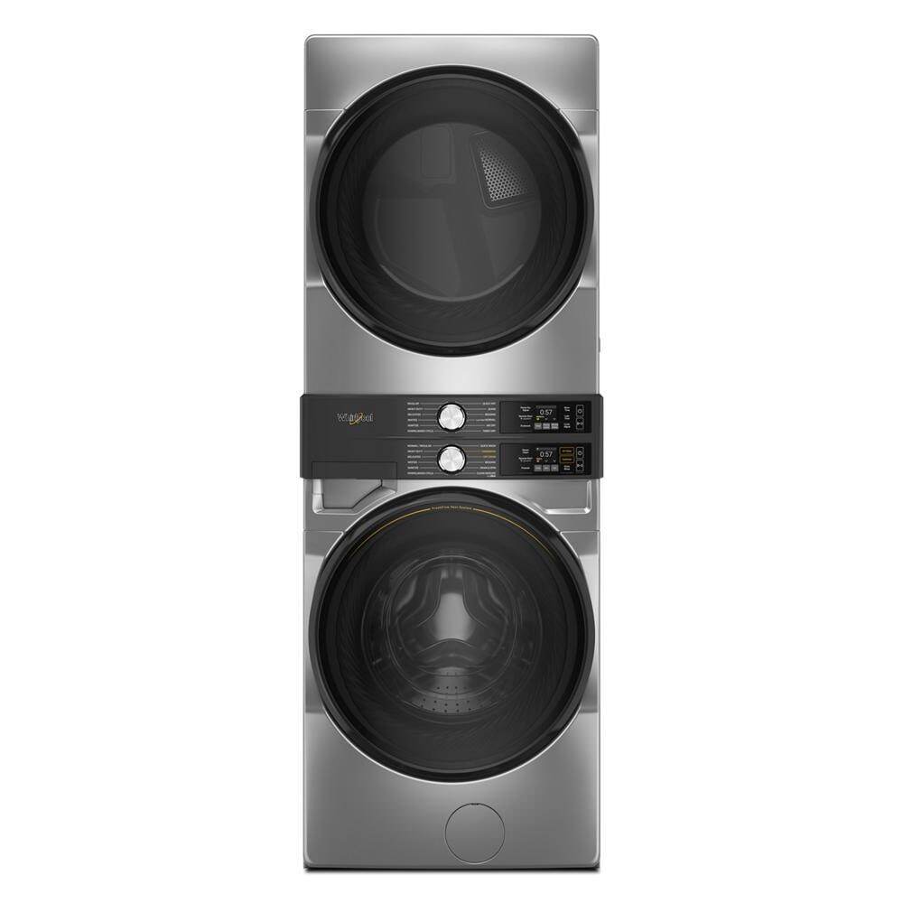 Whirlpool WGF5727TR Smart Energy Star® Front Load Laundry Tower With Uv Clean Technology & Freshflowtm Vent System 4.5 Cu. Ft. Washer & 7.4 Cu. Ft. Gas Dryer