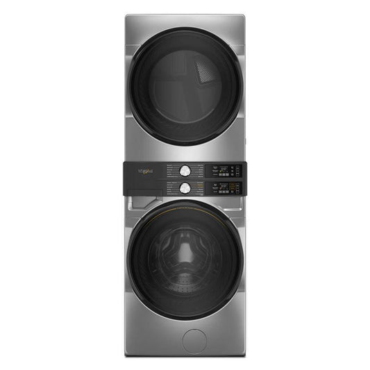 Whirlpool WGF5727TR Smart Energy Star® Front Load Laundry Tower With Uv Clean Technology & Freshflowtm Vent System 4.5 Cu. Ft. Washer & 7.4 Cu. Ft. Gas Dryer