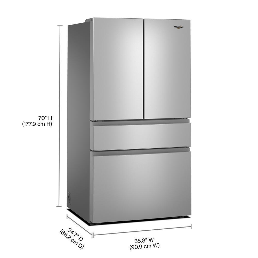 Whirlpool WRMF3336SZ Whirlpool® 30 Cu. Ft. Family-Sized Capacity French Door Refrigerator With Flexible Temperature Drawer