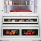 Bosch B36IT100NP Benchmark®, Vario Built-In Fridge-Freezer With Freezer At Bottom, 36'', Soft Close Flat Hinge