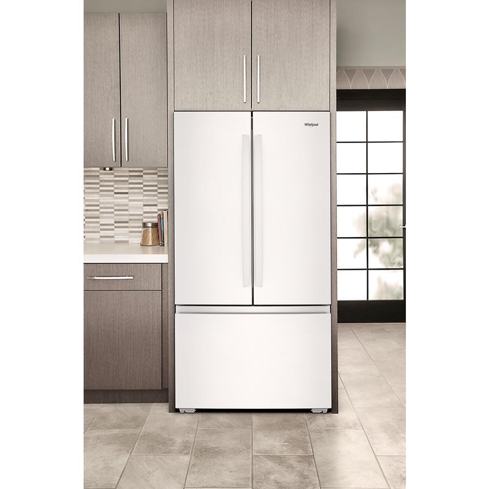 Whirlpool WRFC3036RW 36-Inch Wide True Counter Depth 3-Door French Door Refrigerator - 24 Cu. Ft.