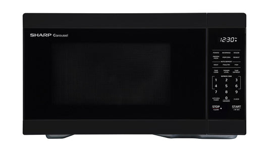 Sharp SMC1161HB 1.1 Cu. Ft. Black Countertop Microwave Oven