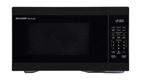 Sharp SMC1161HB 1.1 Cu. Ft. Black Countertop Microwave Oven