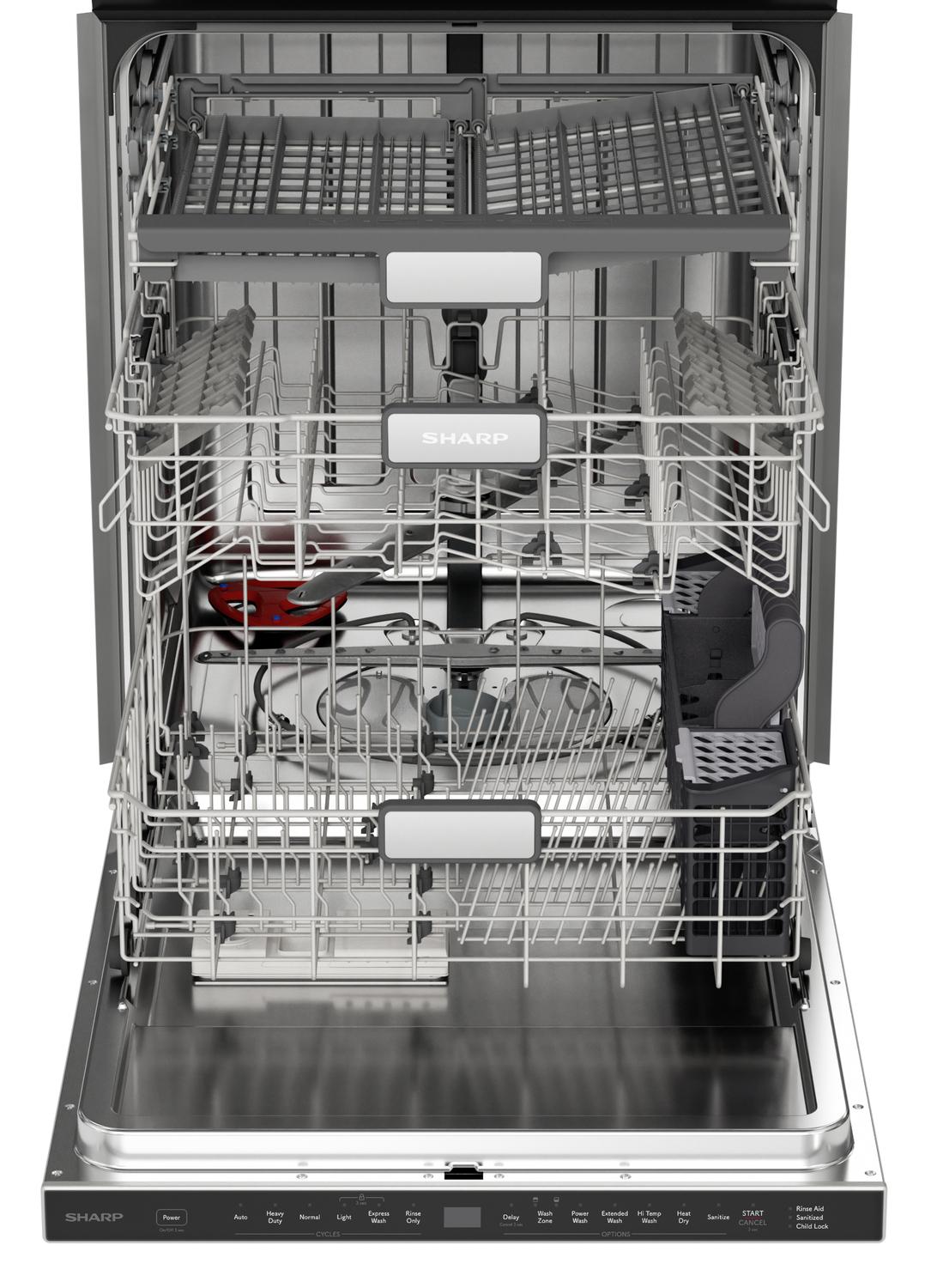 Sharp SDW6726MS Sharp 24 In. Stainless Steel 47Db Dishwasher