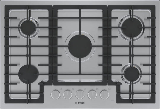 Bosch NGM5059UC 500 Series Gas Cooktop 30" Stainless Steel Ngm5059Uc