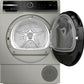 Bosch WQB245AXUC 800 Series Heat Pump Dryer Silver Inox Wqb245Axuc