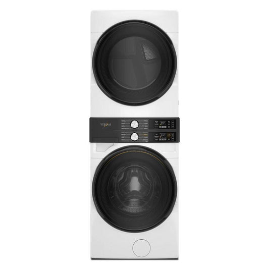 Whirlpool WGF5727TW Smart Energy Star® Front Load Laundry Tower With Uv Clean Technology & Freshflowtm Vent System 4.5 Cu. Ft. Washer & 7.4 Cu. Ft. Gas Dryer
