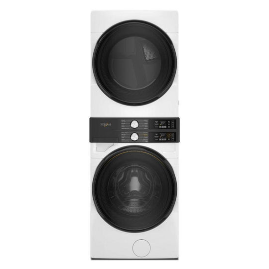 Whirlpool WGF5727TW Smart Energy Star® Front Load Laundry Tower With Uv Clean Technology & Freshflowtm Vent System 4.5 Cu. Ft. Washer & 7.4 Cu. Ft. Gas Dryer