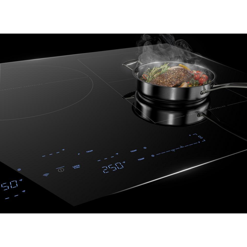 Jennair JICT724SB 24 Oblivion Smart Induction Cooktop With Temperature-Controlled Cooking