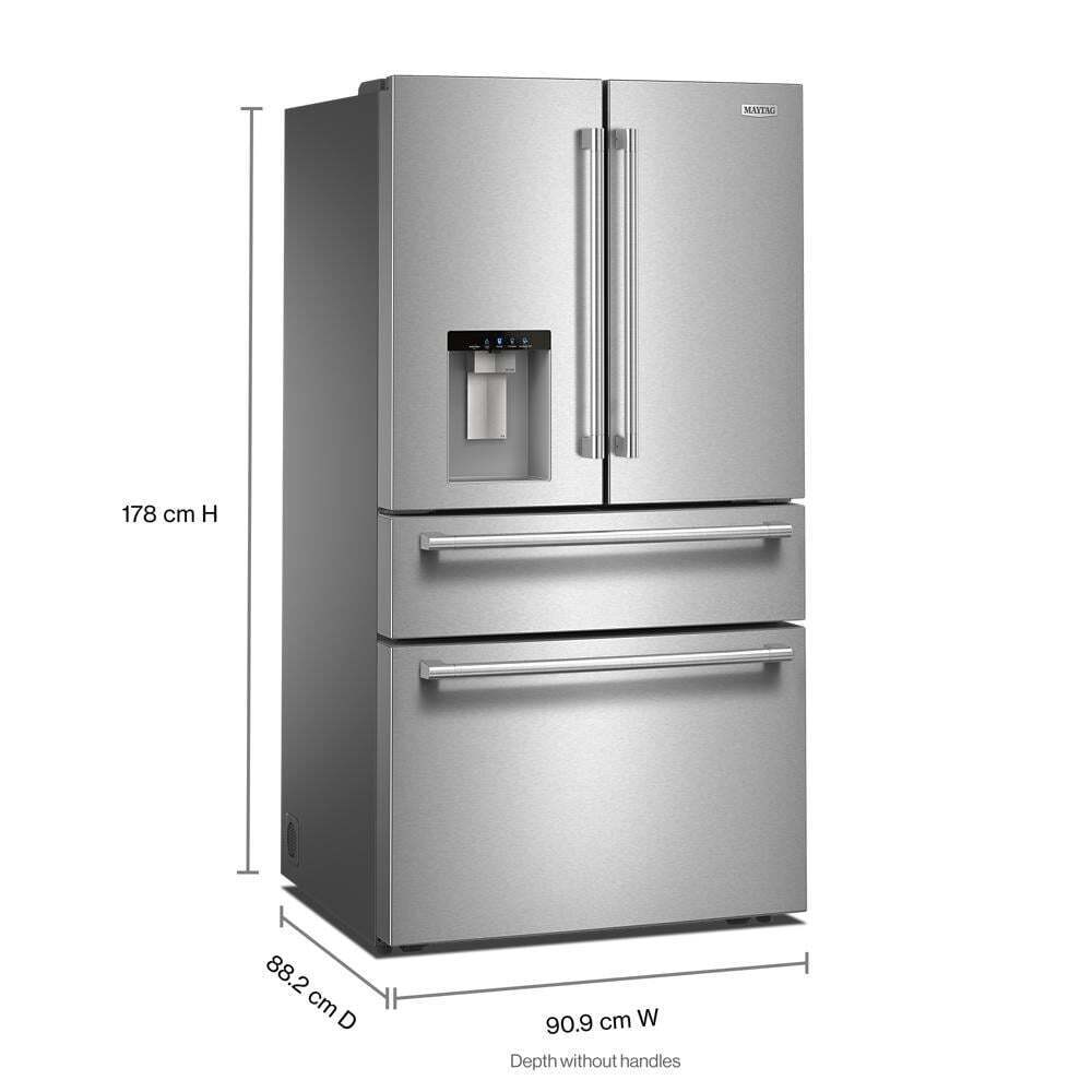 Maytag MRMF5436TZ Maytag® 29 Cu. Ft. Xl Capacity French Door Bottom Mount Refrigerator With In-Door-Ice® Dispensing System