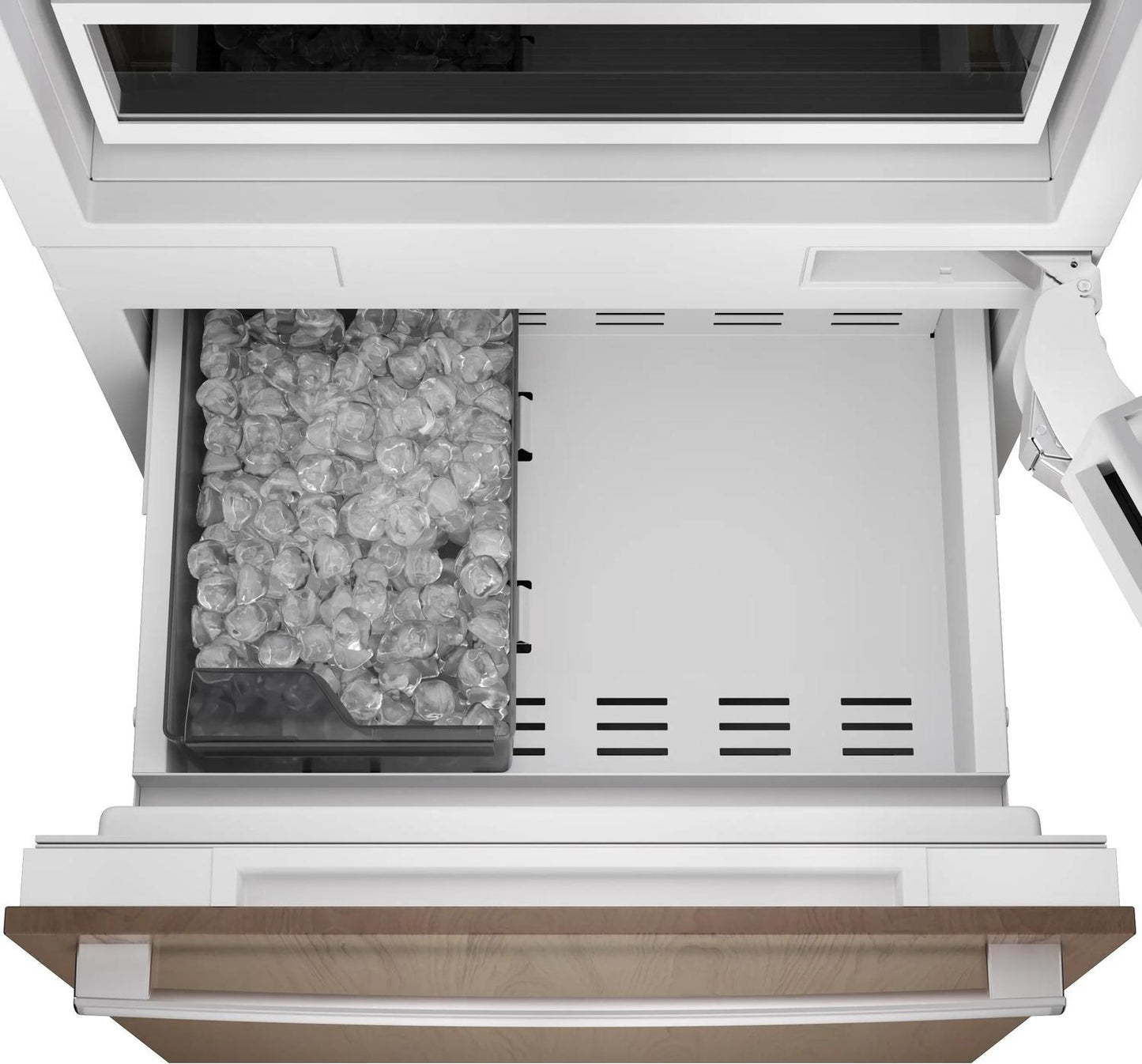 Bosch B30IB100SP Benchmark®, Vario Built-In Fridge-Freezer With Freezer At Bottom, 30'', Soft Close Flat Hinge