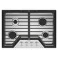 Whirlpool WCGK5030PS 30-Inch Gas Cooktop With Ez-2-Lift™ Hinged Cast-Iron Grates