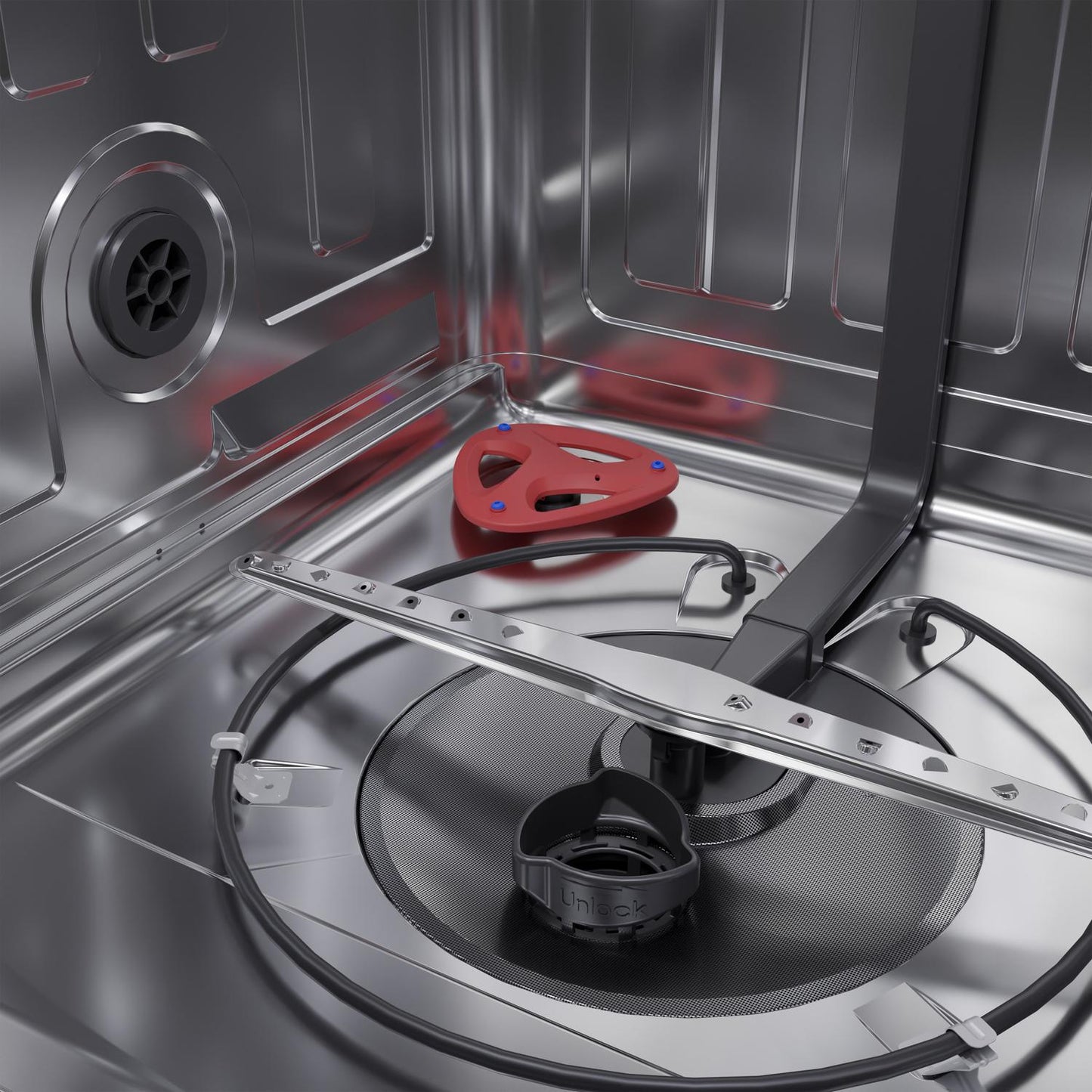 Sharp SDW6736MS Sharp 24 In. Stainless Steel 47Db Dishwasher