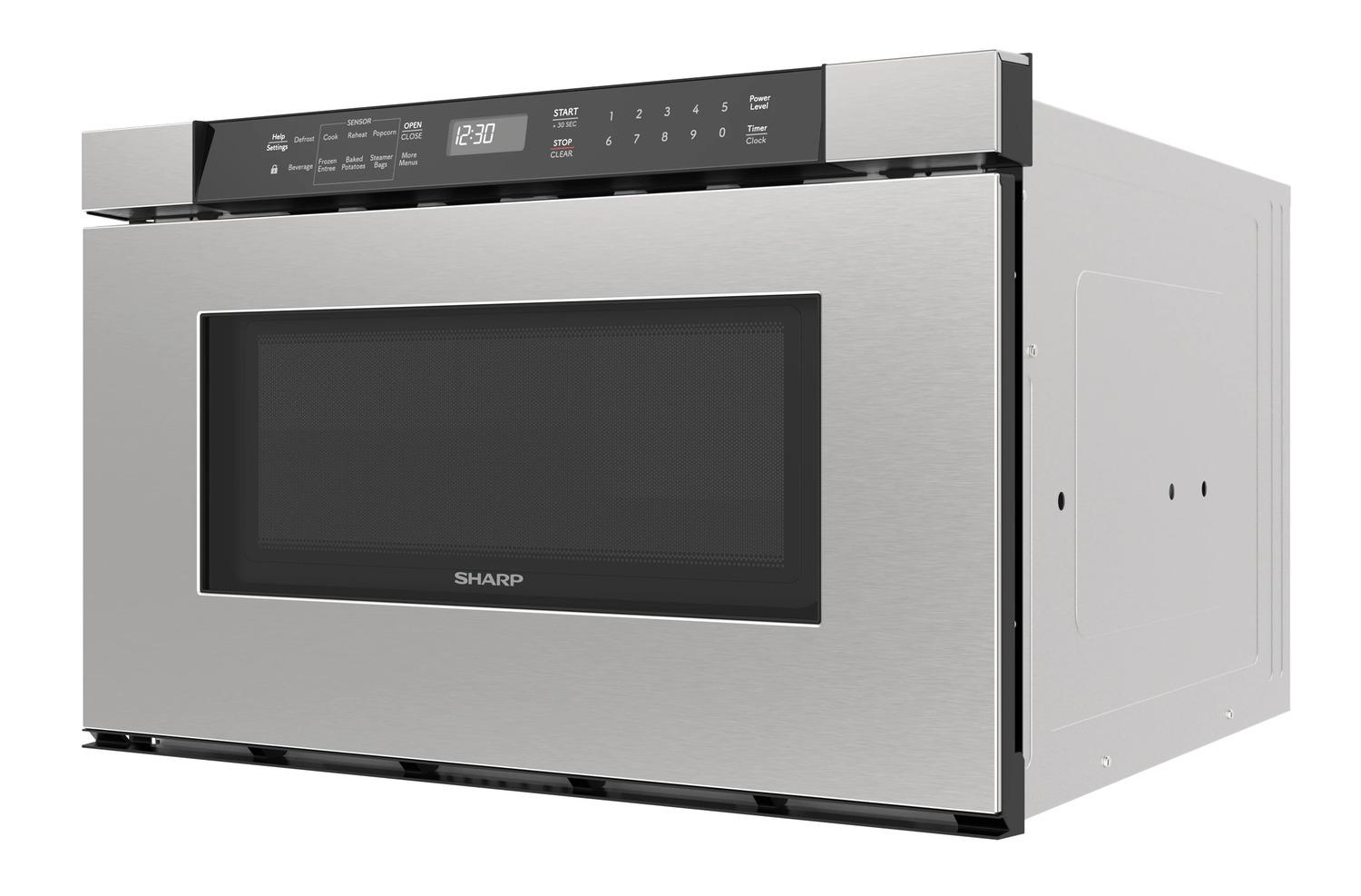 Sharp SMD2420MS Sharp 24 In. 1.2 Cu. Ft. Built-In Microwave Drawer™ Oven In Stainless Steel