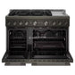 Kitchenaid KFGD948SBE Kitchenaid® 48-Inch 6 Burner Commercial-Style Gas Range With Griddle
