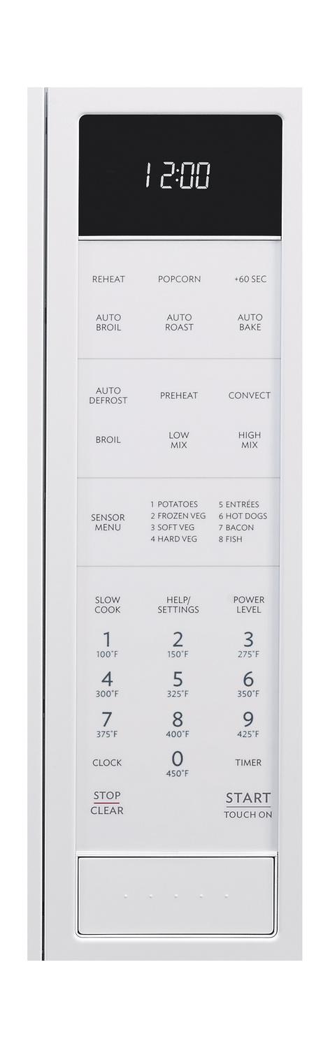 Sharp SMC1585KW Sharp 1.5 Cu. Ft. 900W White Convection Countertop Microwave Oven