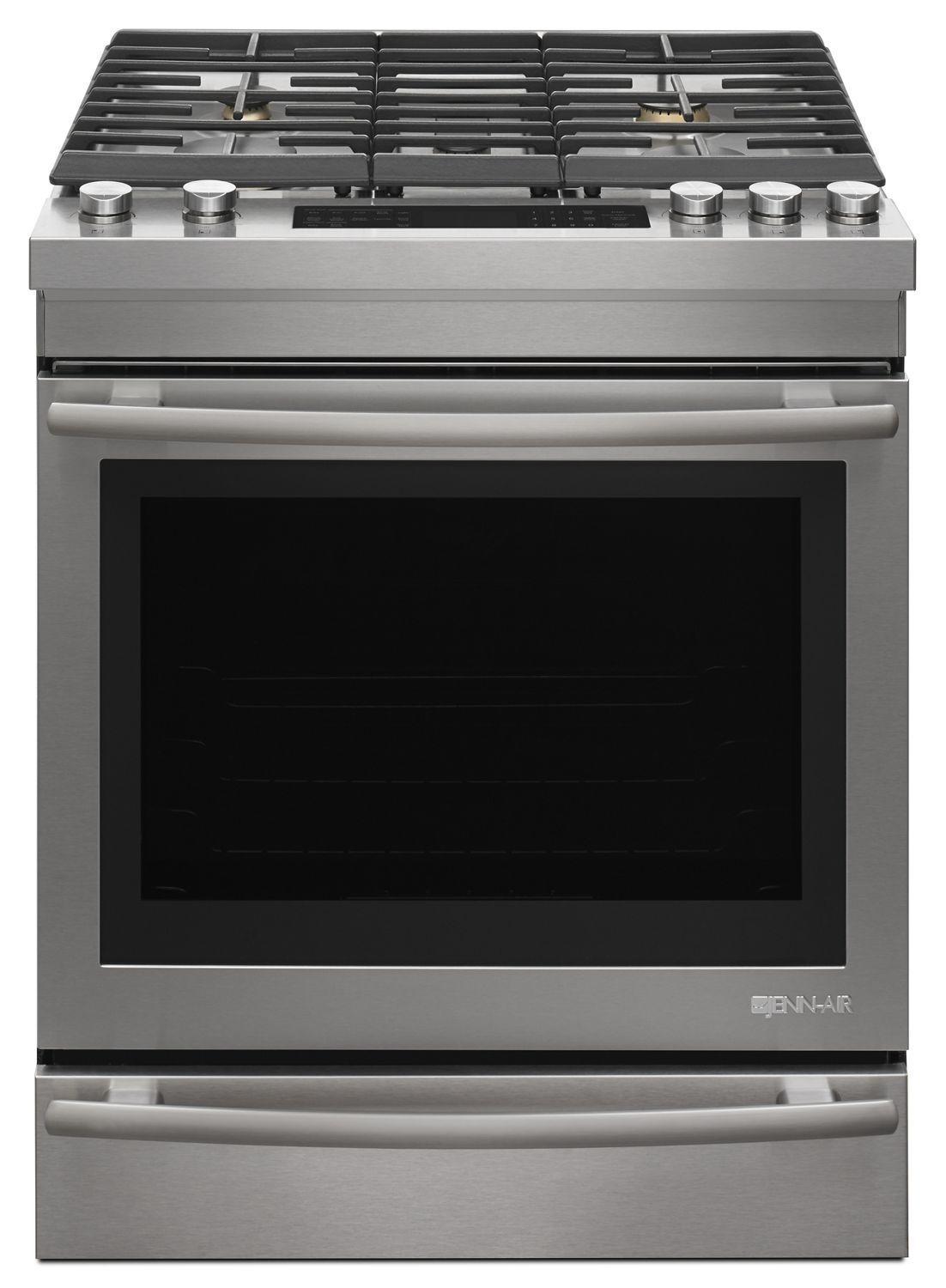 Jennair JDS1450CFS Euro-Style 30" Dual -Fuel Range Stainless Steel