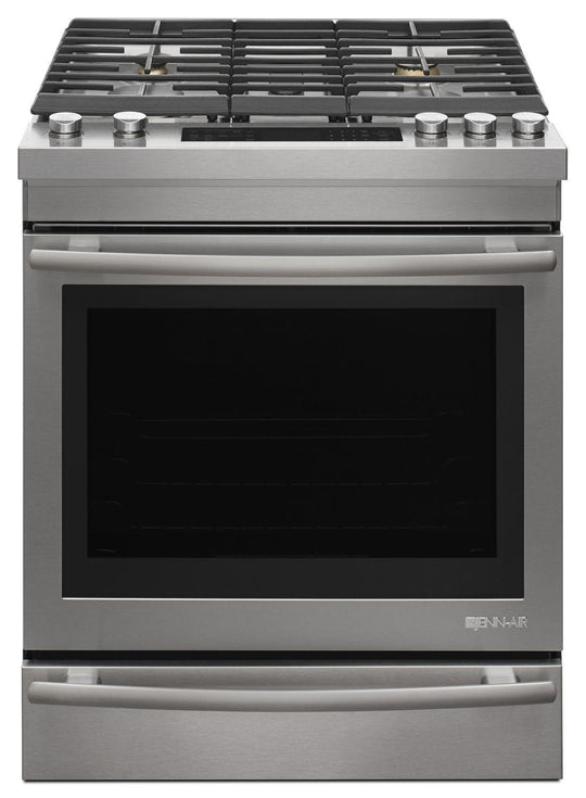 Jennair JDS1450CFS Euro-Style 30" Dual -Fuel Range Stainless Steel